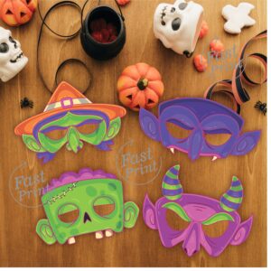 Kit máscaras Halloween GRATIS