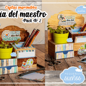 Organizadores de Escritorio para el Día del Maestro - Pack Nº2